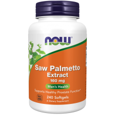 Saw Palmetto Extract 160 mg - 240 Softgels - Now Foods